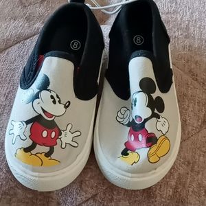 Mickey mouse slip ons